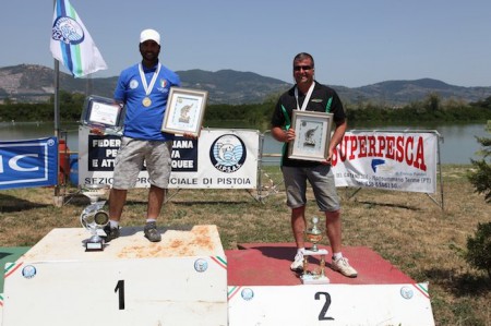 Podio 18° Campionato Italiano pesca alla carpa 2013