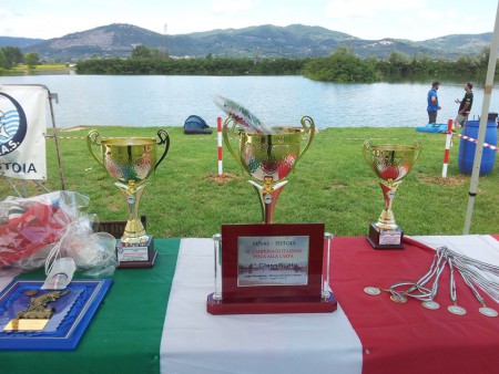 Premiazione 20° Campionato Italiano Individuale pesca alla Carpa 2014