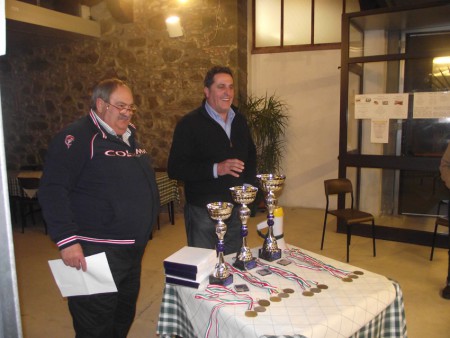Guidi Giancarlo & Giuntoli Renzo Premiazione Trofeo Sociale 2011